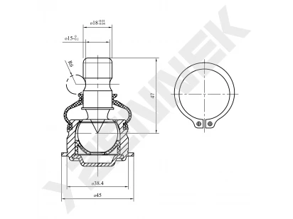 Ball joint DBJ0070