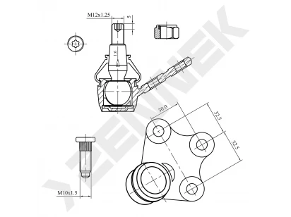 Ball joint DBJ0074