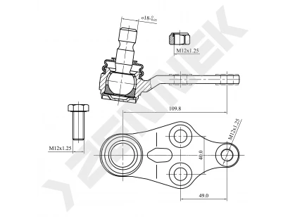 Ball joint DBJ0077