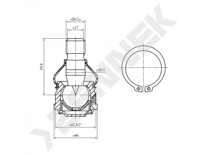 Ball joint DBJ0080