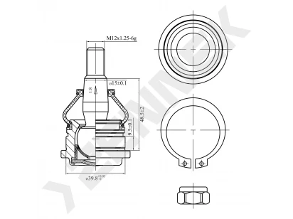 Ball joint DBJ0082