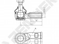 Tie rod end DTE0015_4
