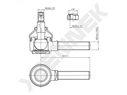 Tie rod end DTE0016