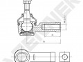 Tie rod end DTE0017_4
