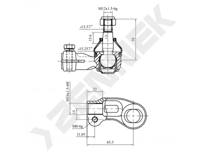 Tie rod end DTE0018