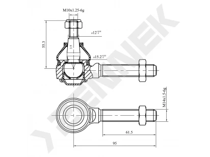 Tie rod end DTE0021