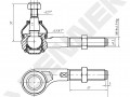 Tie rod end DTE0023_4