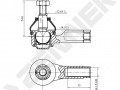 Tie rod end DTE0024_4