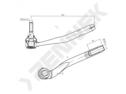 Tie rod end DTE0032