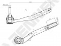 Tie rod end DTE0032_4