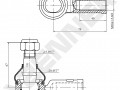 Tie rod end DTE0034_4