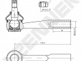 Tie rod end DTE0049_4