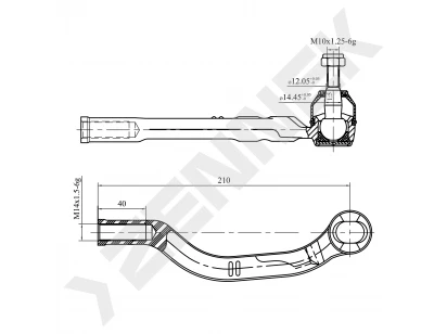 Tie rod end DTE0058