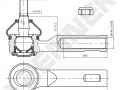 Tie rod end DTE0061_4