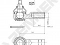 Tie rod end DTE0069_4