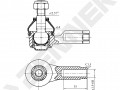 Tie rod end DTE0071_4