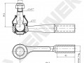 Tie rod end DTE0073_4