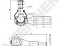 Tie rod end DTE0074_4