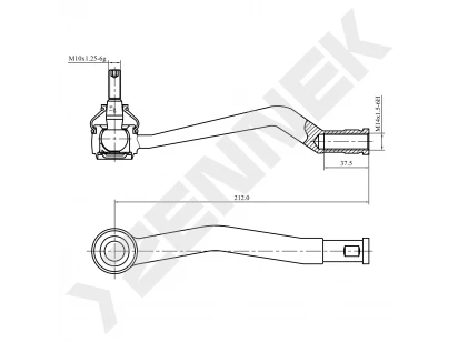 Tie rod end DTE0078