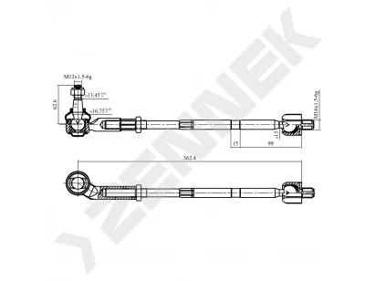 Tie rod DRA0002