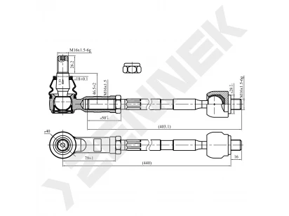 Tie rod DRA0005