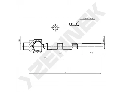 Tie rod DTR0002