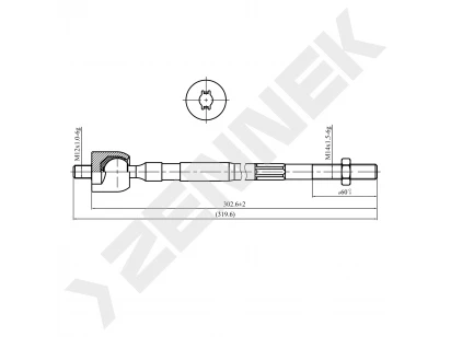 Tie rod DTR0003