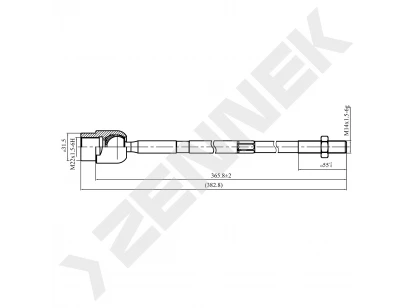 Tie rod DTR0007