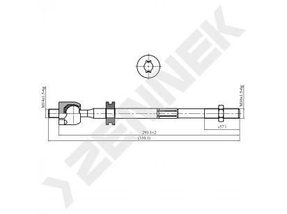 Tie rod DTR0008