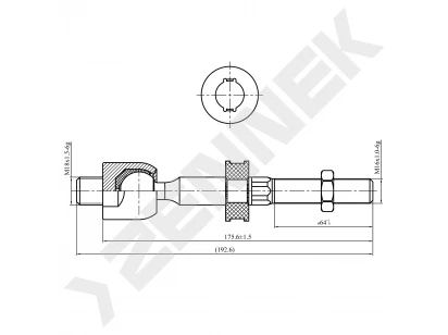 Tie rod DTR0010