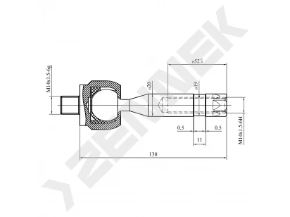 Tie rod DTR0014