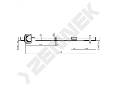 Tie rod DTR0017