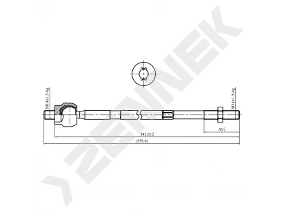 Tie rod DTR0020