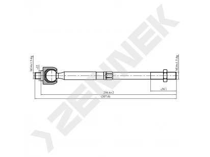Tie rod DTR0024
