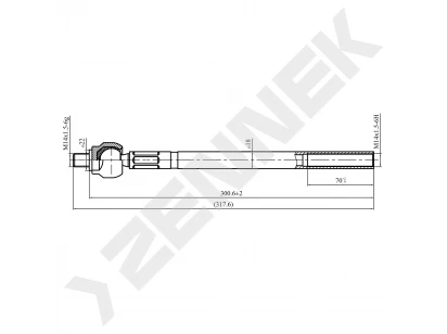 Tie rod DTR0027