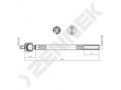 Tie rod DTR0028