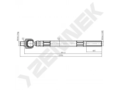 Tie rod DTR0029