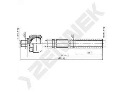 Tie rod DTR0031