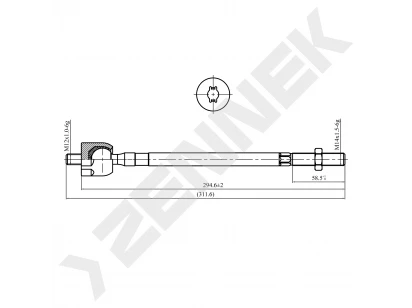 Tie rod DTR0033