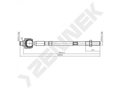 Tie rod DTR0034