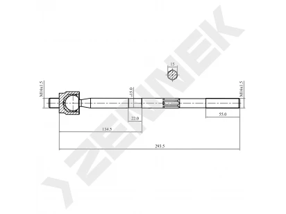 Tie rod DTR0036