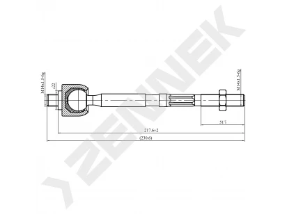 Tie rod DTR0039