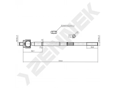 Tie rod DTR0051