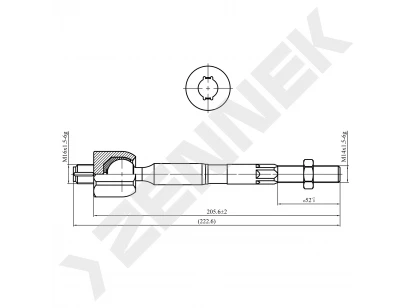 Tie rod DTR0054