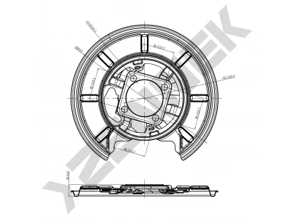 Brake disk protector DCD0007