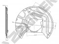 Brake disk protector DCD0023_4