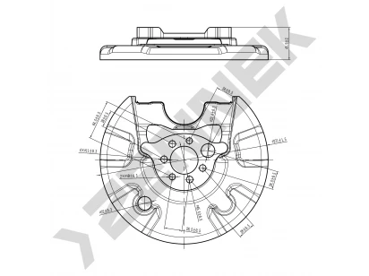 Brake disk protector DCD0073