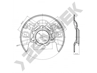 Brake disk protector DCD0101