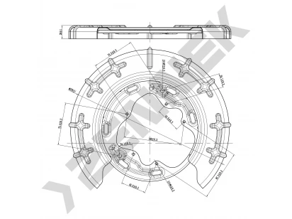 Brake disk protector DCD0109
