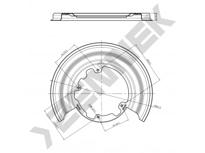 Brake disk protector DCD0115